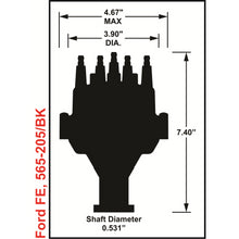 Load image into Gallery viewer, Efi-Dual-Sync-Ford-Fe-Distributor,-Black
