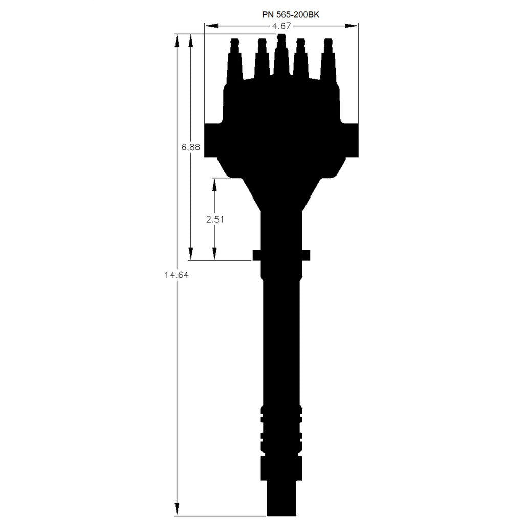 Efi-Dual-Sync-SbcBbc-Distributor,-Black