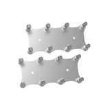 Holley 561-122  Efi Igntion Coil Remote Relocation Bracket, Silver Finish, Pair