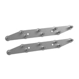Holley 561-121  Efi Igntion Coil Remote Relocation Bracket, Silver Finish, Pair