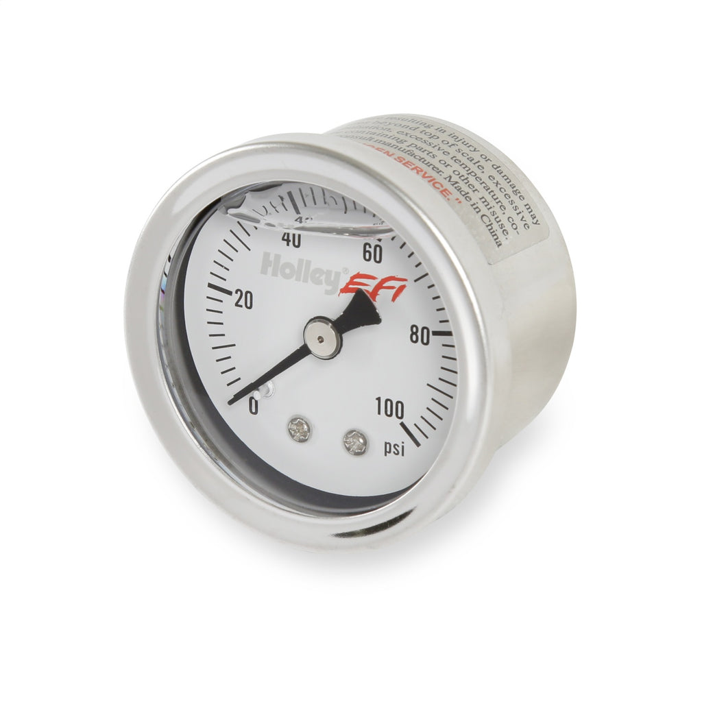 Efi-Pressure-Guage-Oil-Filled-0100Psi-18In-Npt-Male-Thread