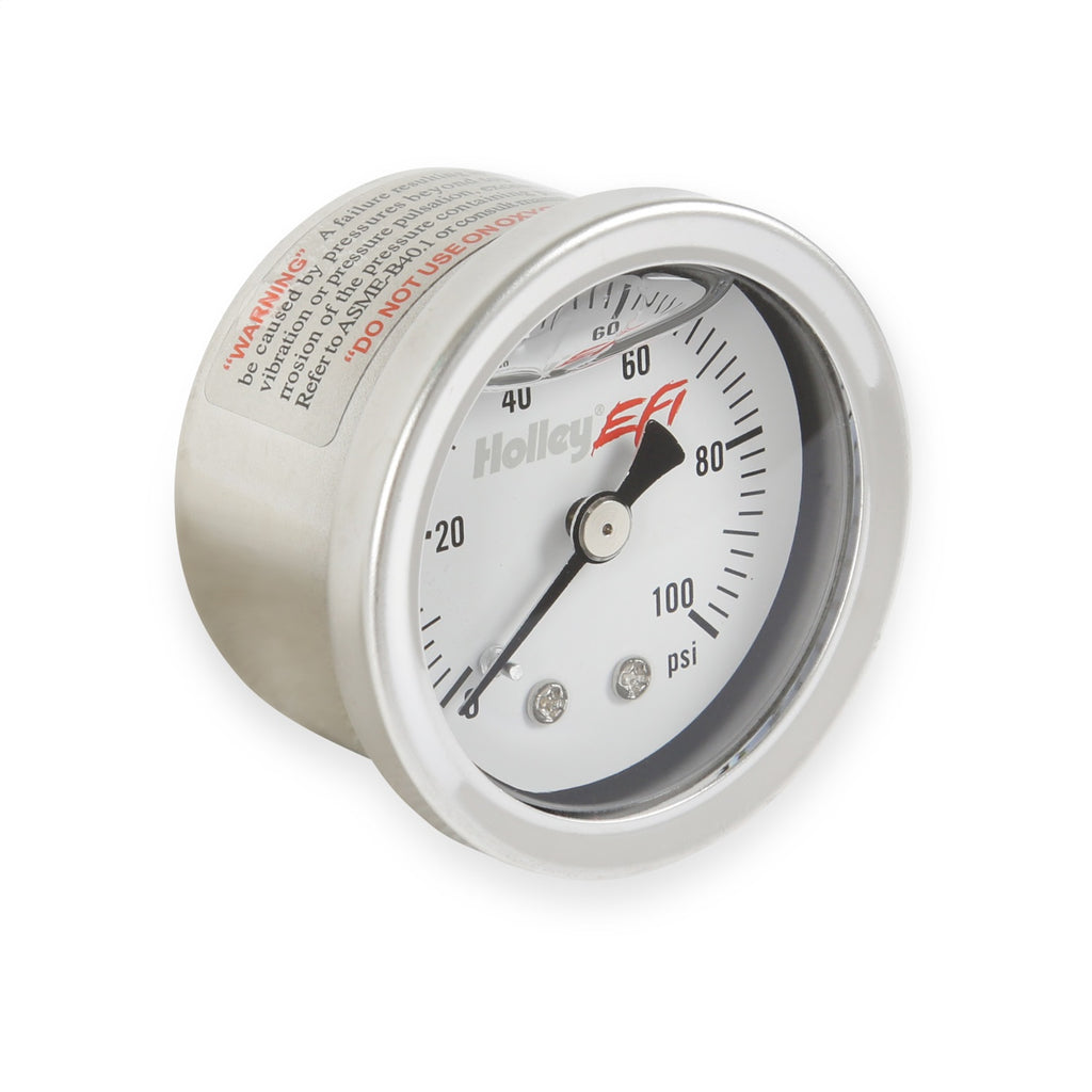 Efi-Pressure-Guage-Oil-Filled-0100Psi-18In-Npt-Male-Thread