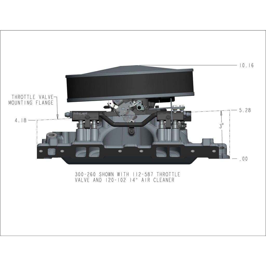 Efi-Sbc-4150-Single-Plane-Fuel-Injection-Intake-Manifold---Chevy-Small-Block-V8