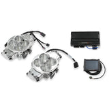 Holley 550-1080  Efi Terminator X Stealth 2X4 4500 Kit - Shiny