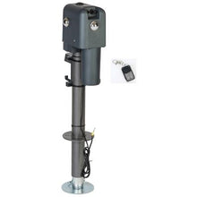 Load image into Gallery viewer, Elect-4500-Lb-Cap-18-Travel-With-6-Drop-Down-Leg-3-St-Leds-With-Remote-Slvr