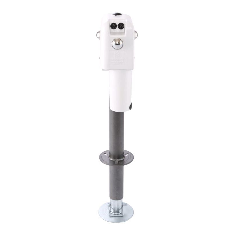 Electric-4500-Lb-Cap-18-Travel-6-Drop-Down-Leg-3-Stand-Leds-WO-Remote-White