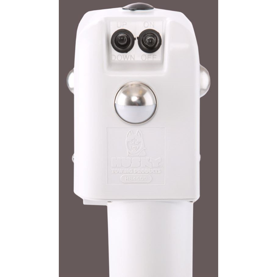 Electric-4500-Lb-Cap-18-Travel-6-Drop-Down-Leg-3-Stand-Leds-WO-Remote-White