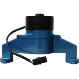 Proform 68230B Electric Engine Water Pump; Aluminum; Blue Powder Coat; Fits BB Chevy Engines