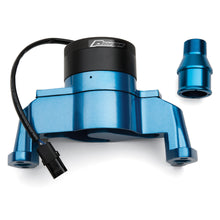 Load image into Gallery viewer, Electric-Engine-Water-Pump;-Aluminum;-Blue-Powder-Coat;-Fits-Sb-Chevy-Engines