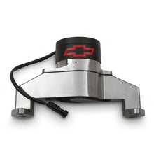 Load image into Gallery viewer, Electric-Engine-Water-Pump;-Aluminum;-Polished-With-Bowtie-Logo;-Fits-Bb-Chevy