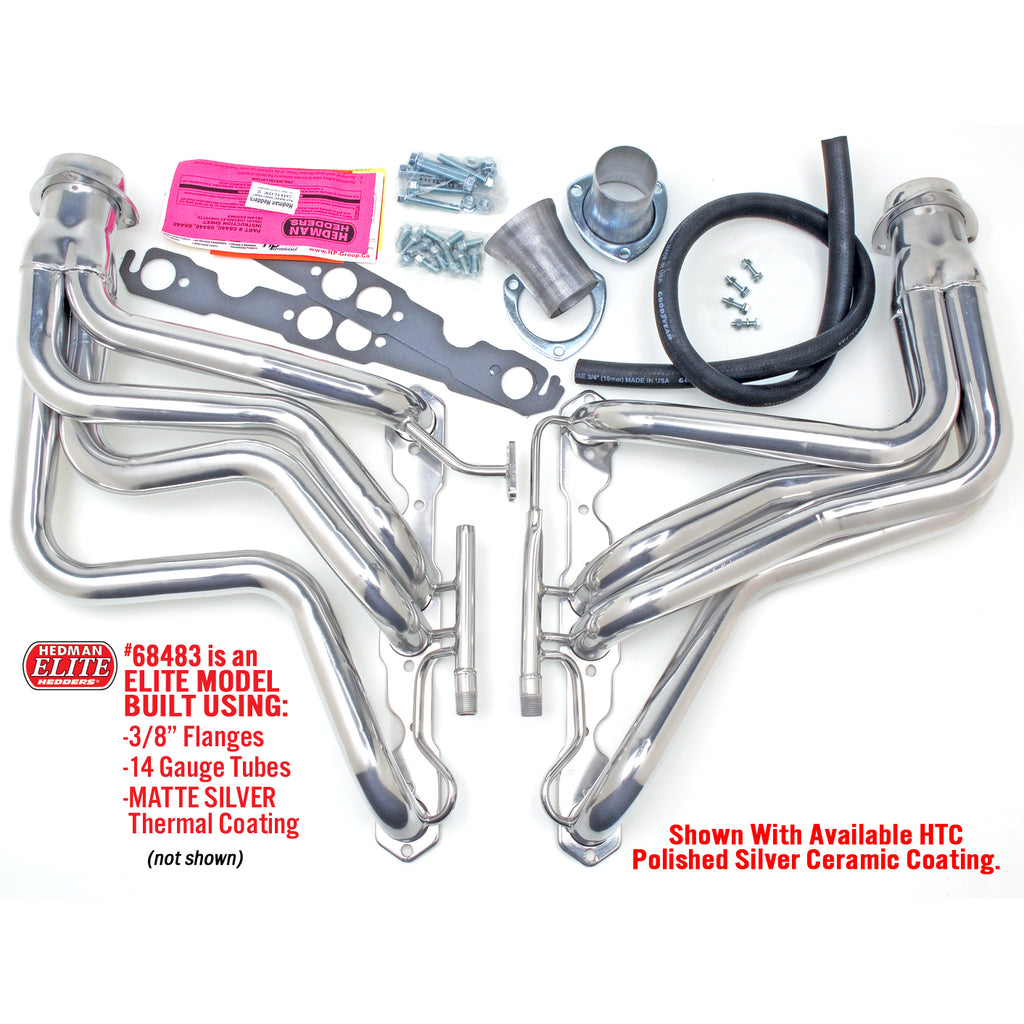 Elite-Headers;-1-58-In.-Tube-Dia;-Full-Length-Design
