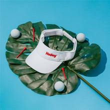 Load image into Gallery viewer, Embroidered-Visor---White