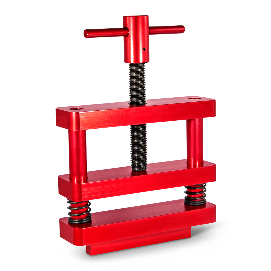 Engine-Connecting-Rod-Vise;-Standard-Model;-Red-Anodized-Aluminum-Construction