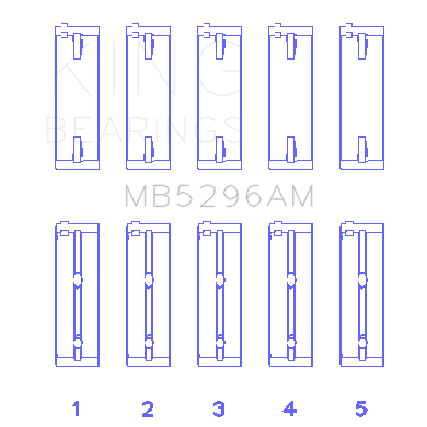 Engine-Crankshaft-Main-Bearing-Set