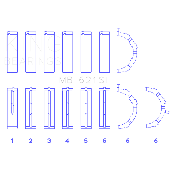 Engine-Crankshaft-Main-Bearing-Set