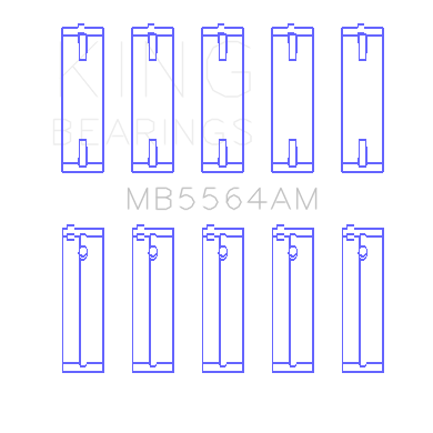 Engine-Crankshaft-Main-Bearing-Set