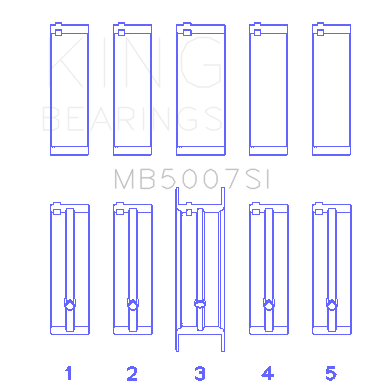 Engine-Crankshaft-Main-Bearing-Set