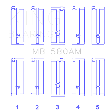 Engine-Crankshaft-Main-Bearing-Set