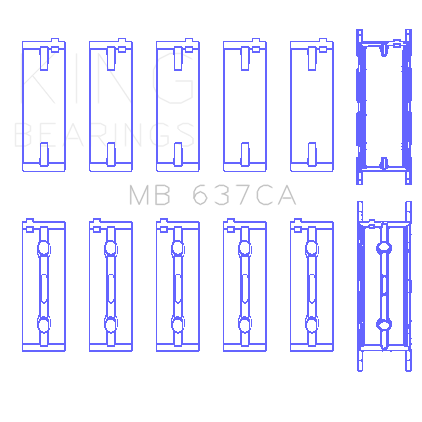 Engine-Crankshaft-Main-Bearing-Set