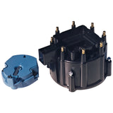 Proform 66947BKC Engine Distributor Cap and Rotor Kit; Fits GM HEI Dist w/Internal Coil; Black