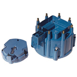 Proform 66947BC Engine Distributor Cap and Rotor Kit; Fits GM HEI Dist w/Internal Coil; Blue