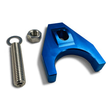 Load image into Gallery viewer, Engine-Distributor-Clamp;-Heavy-Duty;-Blue-Finish;-Fits-Chevy-V8V6-Engines