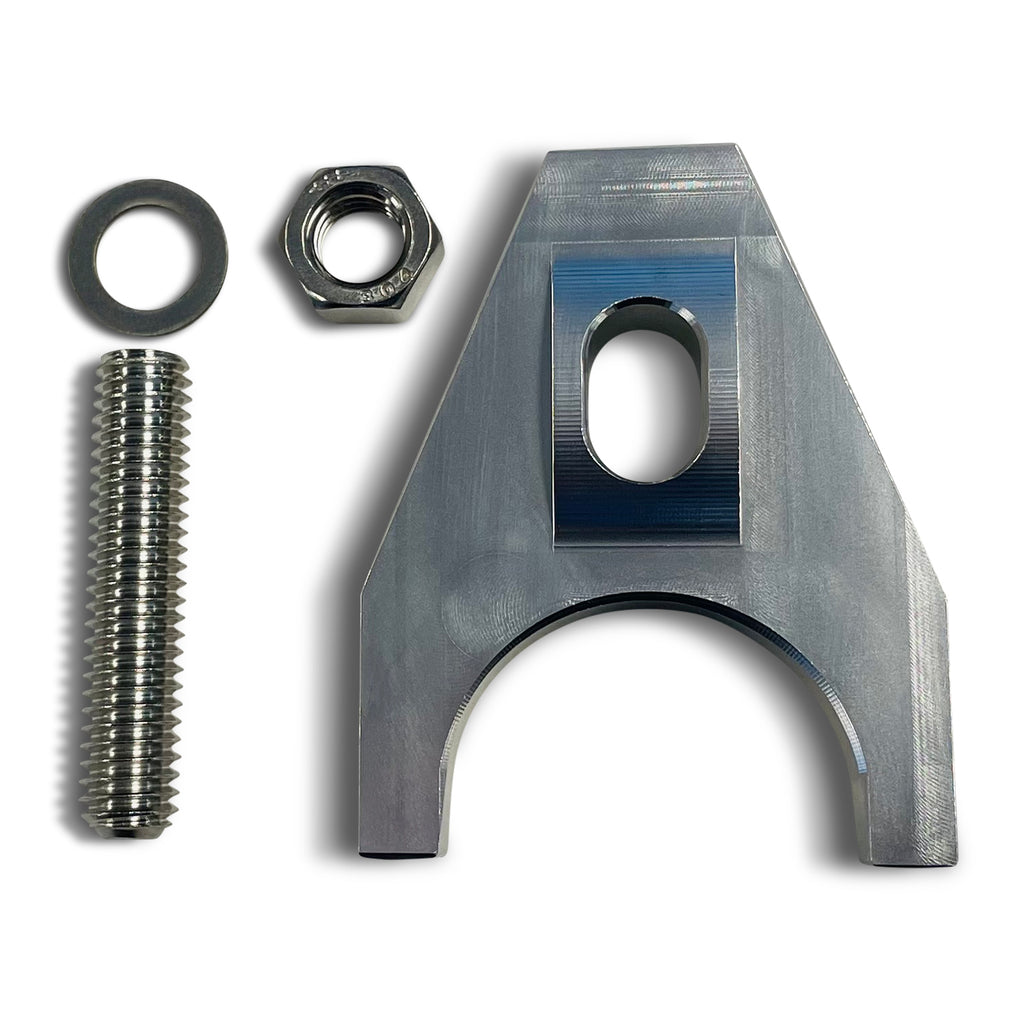Engine-Distributor-Clamp;-Heavy-Duty;-Polished-Finish;-Fits-Chevy-V8V6-Engines