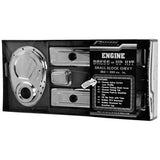 Proform 66851 Engine Dress-Up Kit; Chrome without Logos; Fits SB Block Chevy Engines