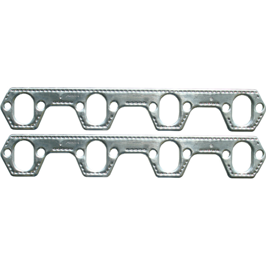 Engine-Header-Gasket-Set;-Small-Block-Ford;-Aluminum-Material;-Round-Port;-Pair