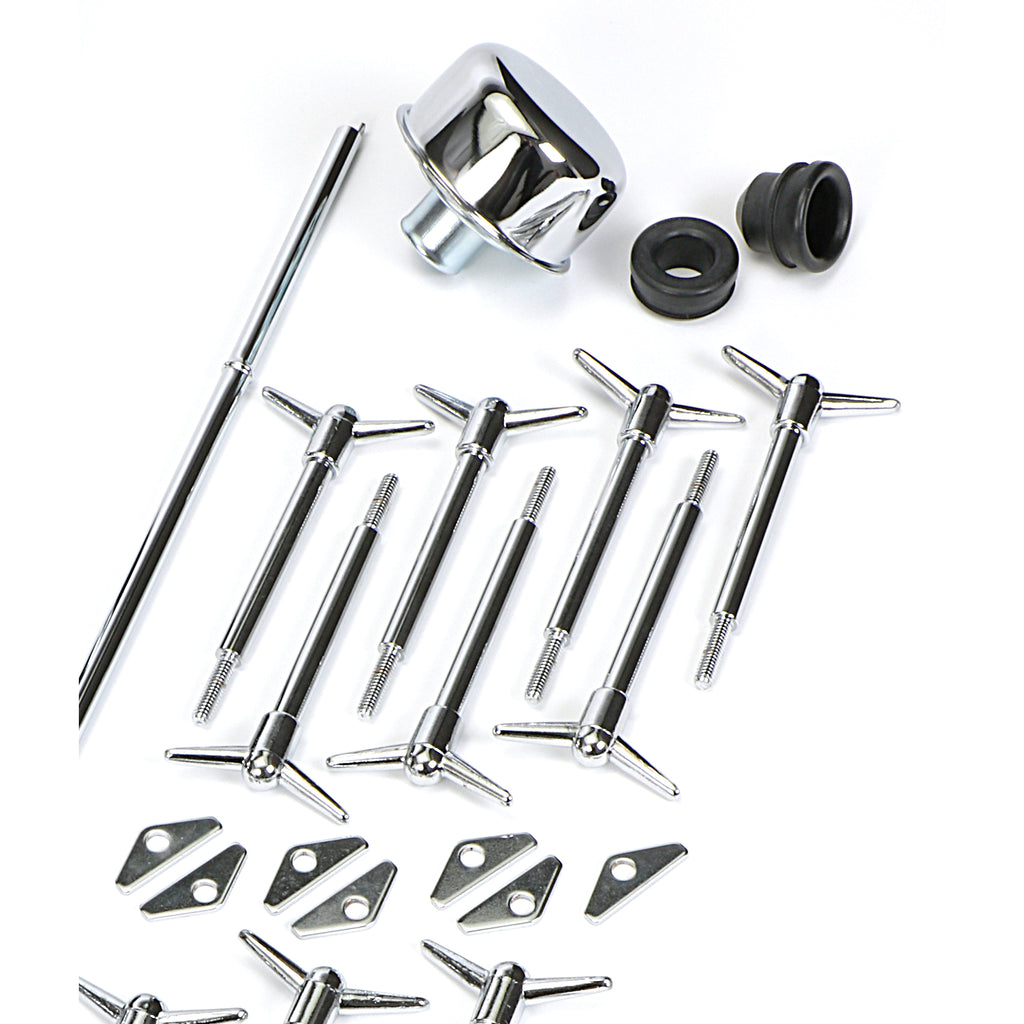 Engine-Kit;-Bb-Chevrolet-396454-(Mark-Iv);-Tall-Valve-Covers-Chrome195964-Pontiac-Engines