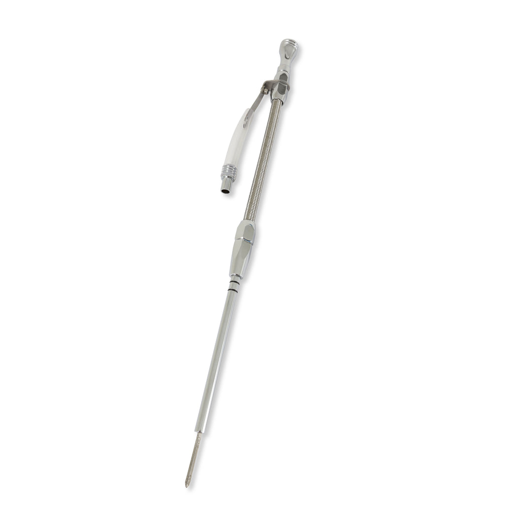 Engine-Oil-Dipstick--Tube---Braided-Stainless-Steel