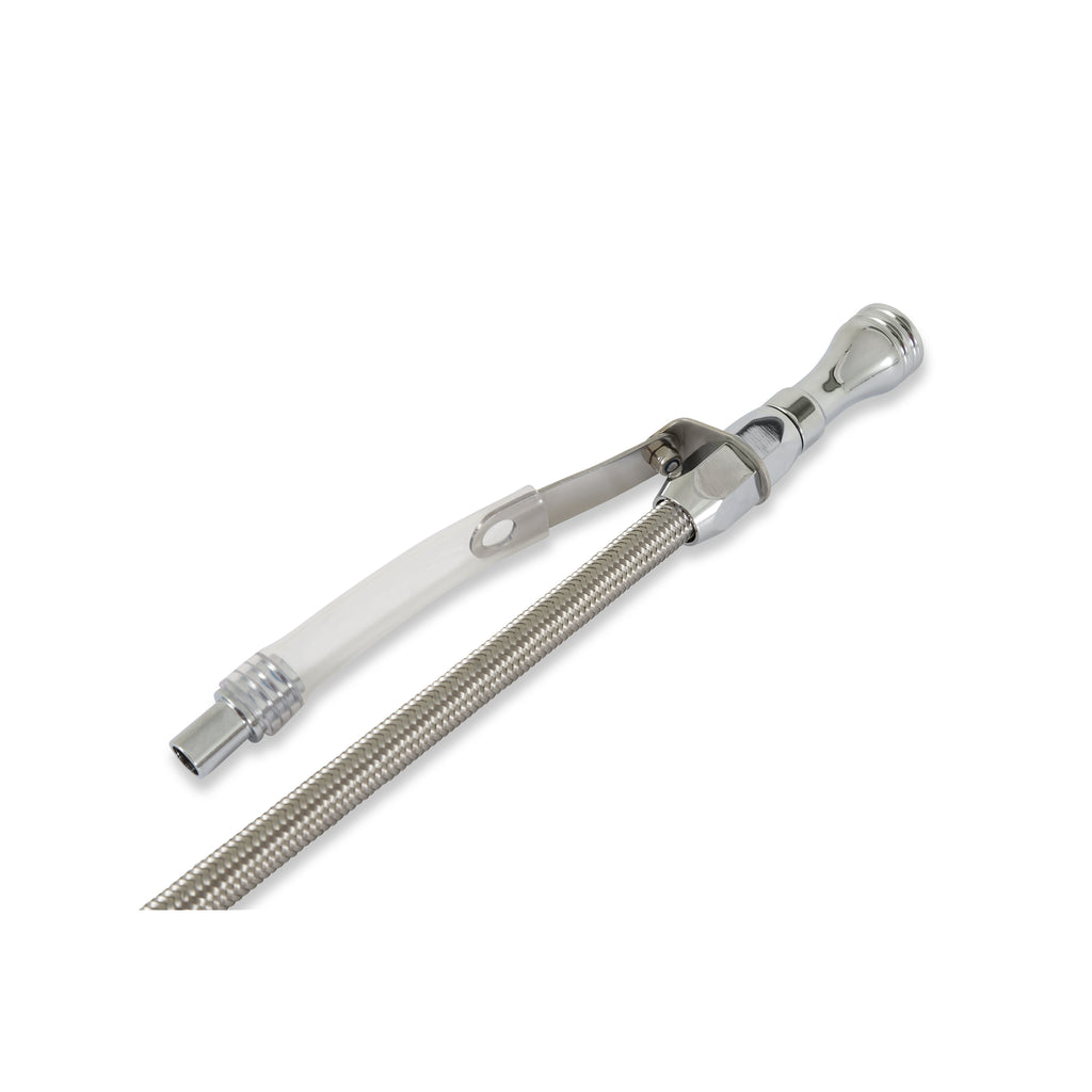 Engine-Oil-Dipstick--Tube---Braided-Stainless-Steel