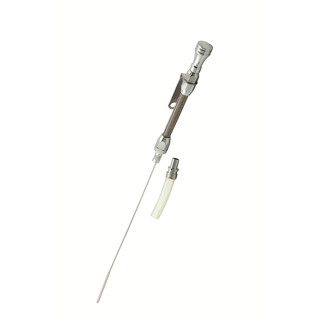 Engine-Oil-Dipstick--Tube---Braided-Stainless-Steel