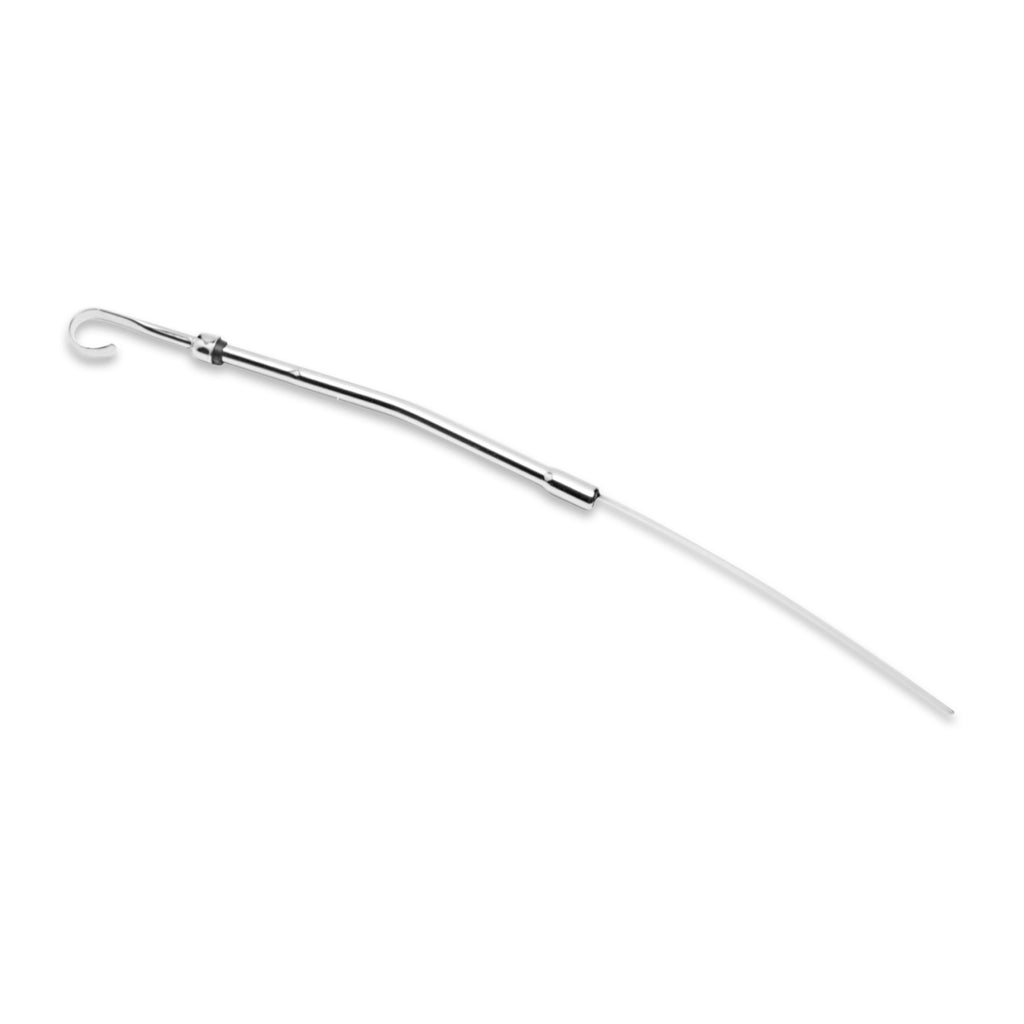 Engine-Oil-Pan-Dipstick-And-Tube-Kit;-Chrome;-Steel;-For-Pontiac-V8-Engine-55-79