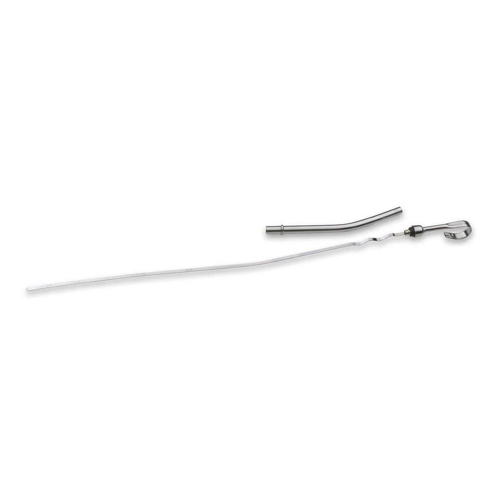 Engine-Oil-Pan-Dipstick-And-Tube-Kit;-Chrome;-Steel;-For-Small-Block-Chevy-55-77