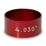 Proform 67445 Engine Piston Ring Compressor; Tapered; Fits 4.030 Inch Piston Bore; Red Finish