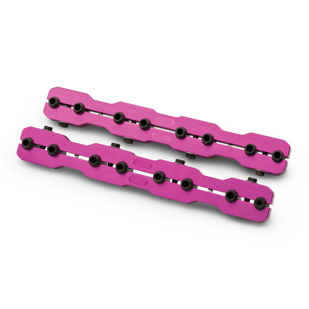 Engine-Rocker-Arm-Stud-Girdles;-Aluminum;-For-Sb-Chevy;-716-Stud;-Sold-As-Pairs