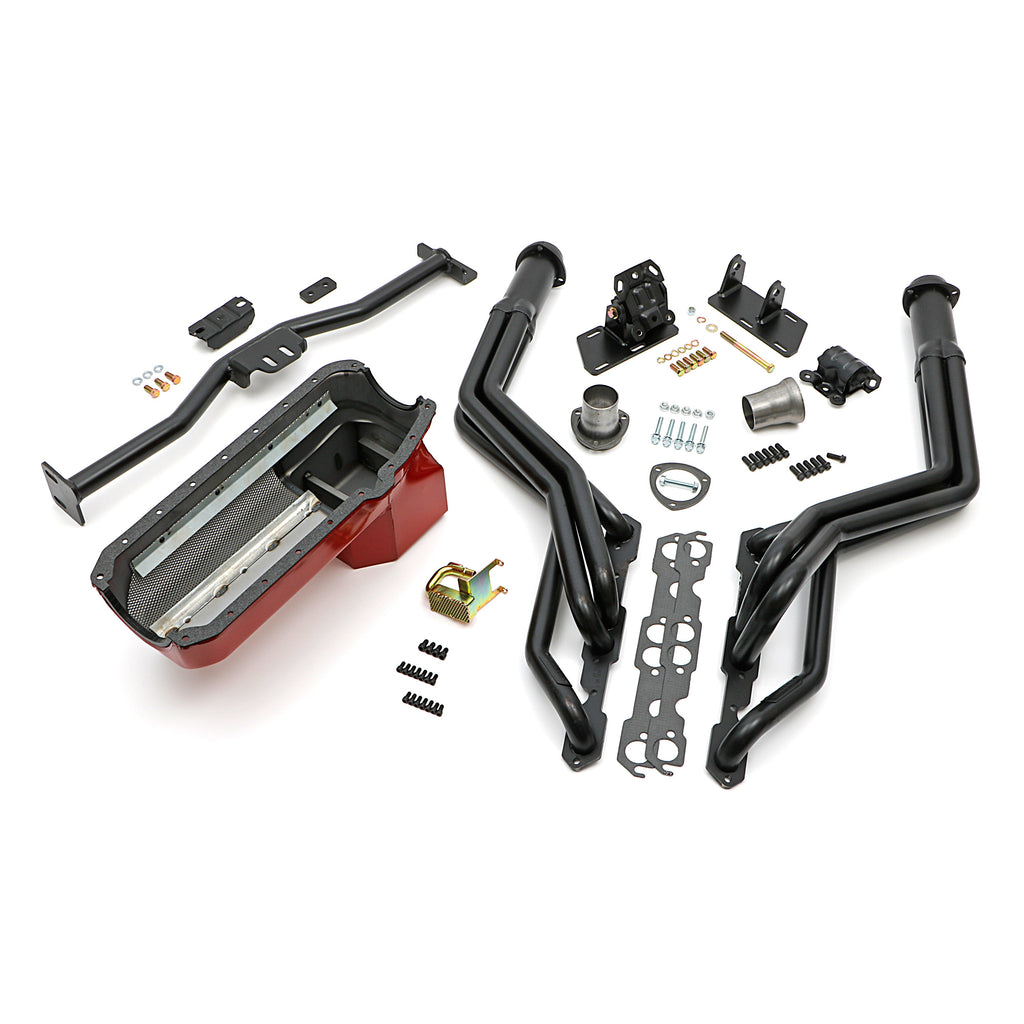 Engine-Swap-In-A-Box-Kit;-55-78-Sb-Chevy-In-82-04-S10S15;-Long-Tube-Uncoated