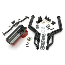 Load image into Gallery viewer, Engine-Swap-In-A-Box-Kit;-55-78-Sb-Chevy-In-82-04-S10S15;Long-Tube-Black-Coated