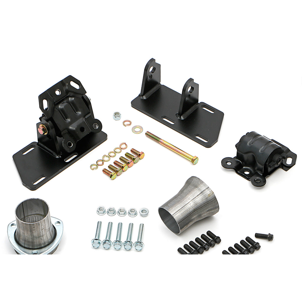 Engine-Swap-In-A-Box-Kit;-55-78-Sb-Chevy-In-82-04-S10S15;Long-Tube-Black-Coated