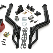 Load image into Gallery viewer, Engine-Swap-In-A-Box-Kit;-55-78-Sb-Chevy-In-82-04-S10S15;Long-Tube-Black-Coated