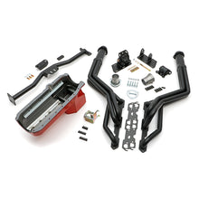 Load image into Gallery viewer, Engine-Swap-In-A-Box-Kit;-86-00-Sb-Chevy-In-82-04-S10S15;Long-Tube-Black-Coated