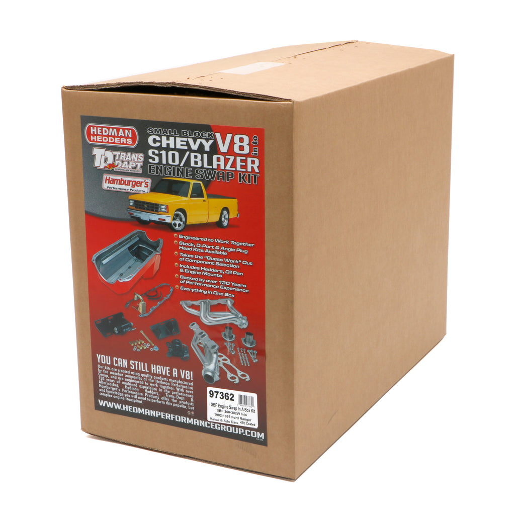 Engine-Swap-In-A-Box-Kit;-Sb-Ford-In-83-97-Ford-Ranger--Htc-Coated-Hedders