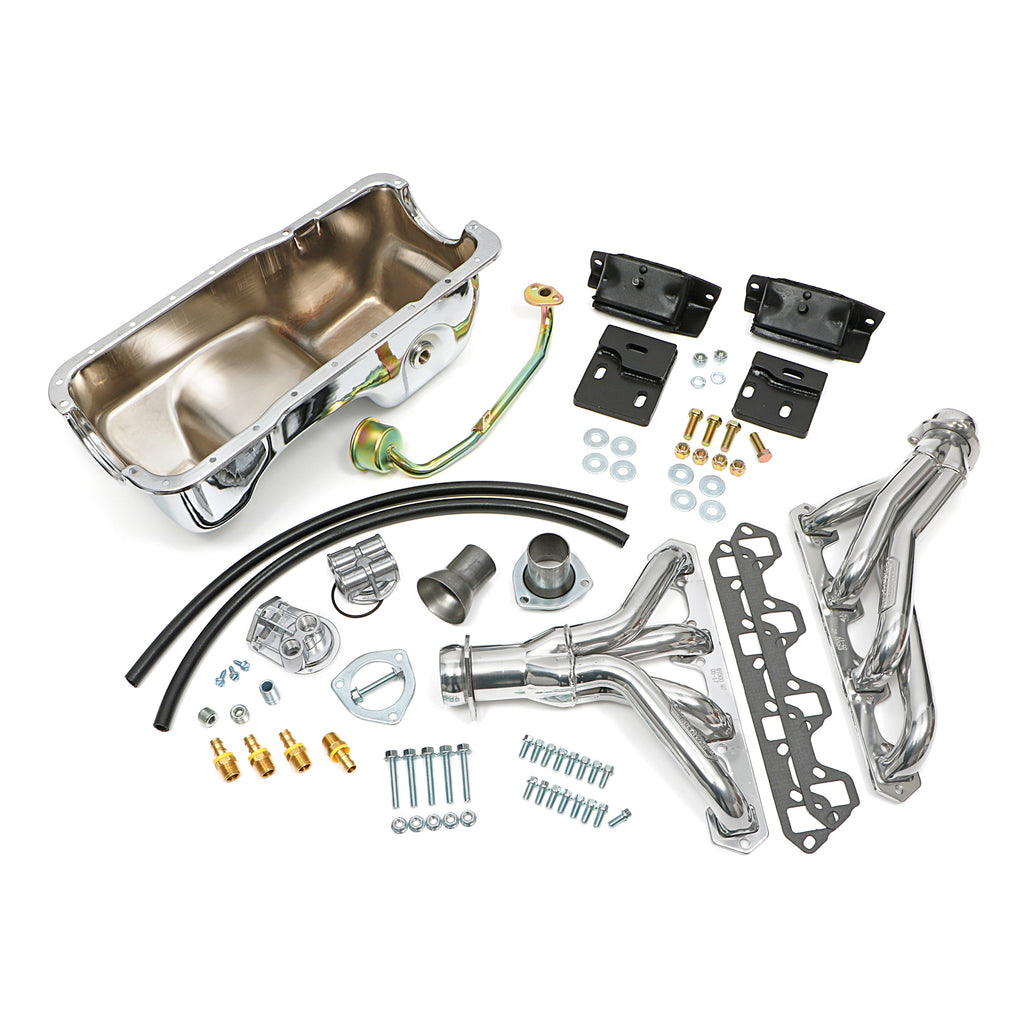 Engine-Swap-In-A-Box-Kit;-Sb-Ford-In-83-97-Ford-Ranger--Htc-Coated-Hedders