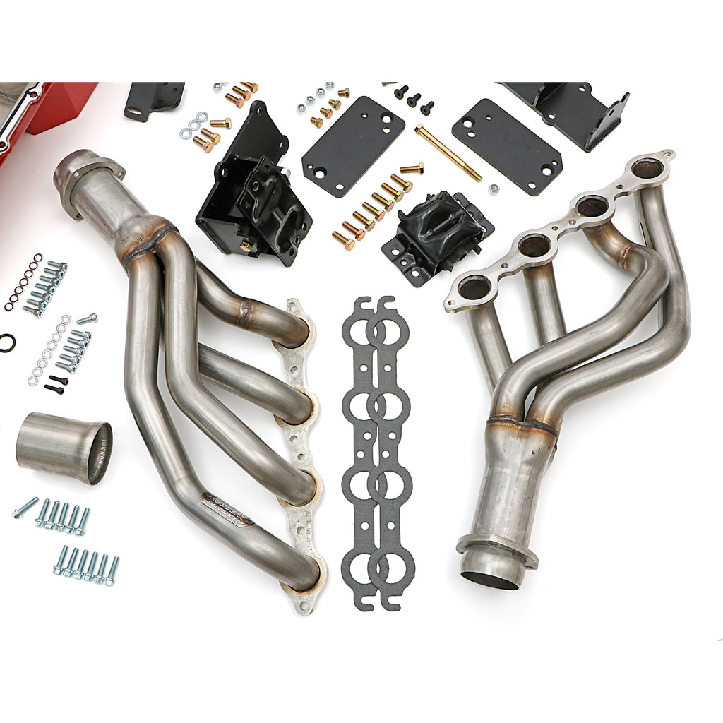 Engine-Swapinabox-Kit;-Ls-In-6769-CamaroFirebird;-Auto-Trans-Raw-Headers195964-Pontiac-Engine