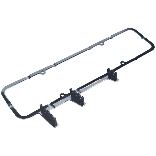 Engine-Valve-Cover-1-Pc-Holdown-Clamps-WWire-Looms;-Black;-Fits-Sb-Chevy-Engine