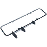 Proform 66292BKC Engine Valve Cover 1-Pc Holdown Clamps w/Wire Looms; Black; Fits SB Chevy Engine