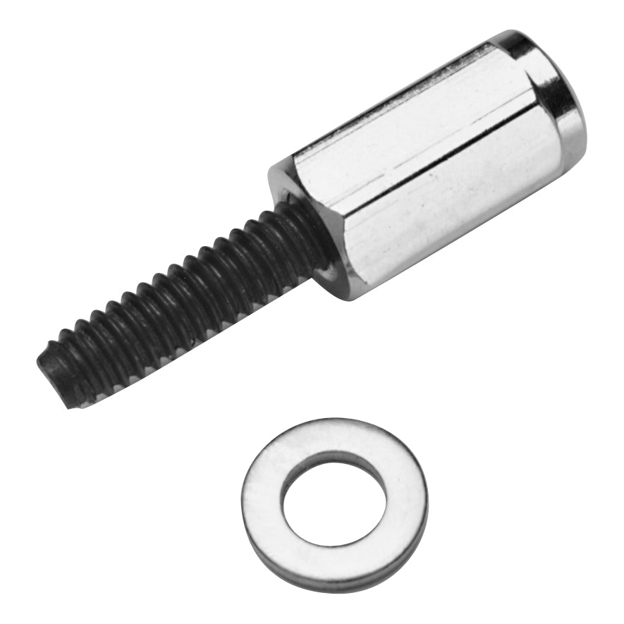 Engine-Valve-Cover-Mini-Nuts;-Aluminum;-Chrome;-StudsWashers-Included;-4-Pack