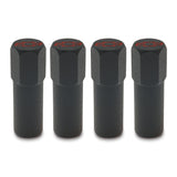 Proform 141-759 Engine Valve Cover Mini Nuts; Steel; Black; Bowtie Logo; Studs Included;