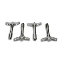 Load image into Gallery viewer, Engine-Valve-Cover-Wing-Nuts;-Steel;-Chrome;-Bowtie-Logo;-14-20-Thread;-4-Pack